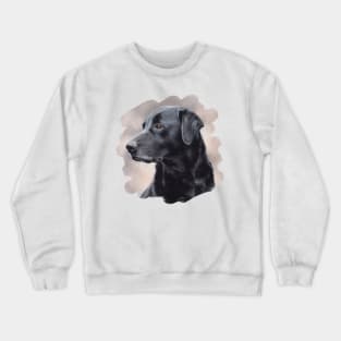 Black Labrador Painting Crewneck Sweatshirt